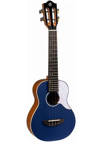 Flight IRIS Concert DB Укулеле концерт, массив ели/махагони, цвет синий, пикгард, чехол