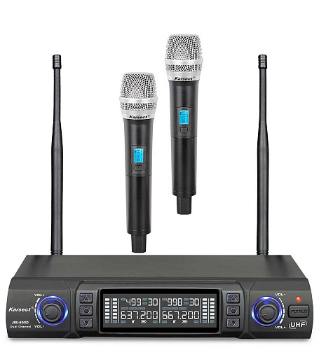 Karsect JRU-650D/HT-52C Радиосистема с 2 ручными микрофонами