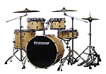Фото:Ludwig LEC522031 Element Evolution Барабанная установка, цвет древесины, 2 коробки