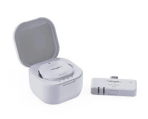 Октава ZHUK-1-B Жук-1-Б Беспроводная петличная микрофонная система, 1 передатчик, белая