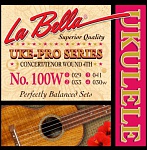 Фото:La Bella 100W Uke-Pro Комплект струн для концертного и тенор укулеле, оплетка 4-ой струны