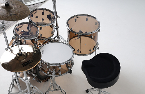 Мастерская Бехтеревых UBA-Bl-2216/5 Барабанная установка, акрил, чёрная дымка