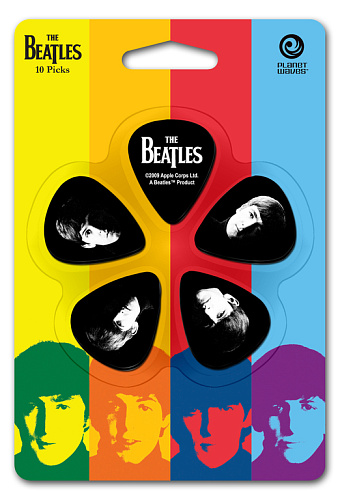 Planet Waves 1CBK4-10B2 Meet The Beatles Медиаторы, 10шт, средние