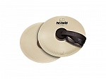 Фото:Nino Percussion NINO-NS18 Тарелки ручные 7", пара, с ремнями