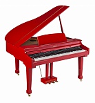 Фото:Orla Grand-500-RED-POLISH 438PIA0632 Grand 500 Цифровой рояль, с автоаккомпанементом, красный