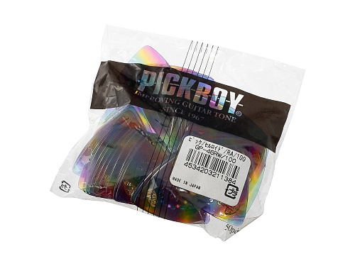 Pickboy GP-46RW/100 Celluloid Pos-A-Grip Медиаторы 50 шт, толщина 1.0 мм