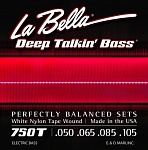 Фото:La Bella 750T Комплект струн для бас-гитары с белым нейлоном 050-105