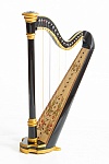 Фото:Resonance Harps MLH0014 Capris Арфа 21 струнная (A4-G1), цвет черный глянцевый