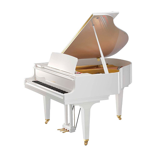 Kawai GL-30 WH/P Кабинетный рояль, банкетка (600), белый полированный, механизм Millennium III