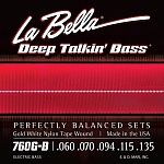 :La Bella 760G-B Gold White Nylon    5- -, /., 60-135