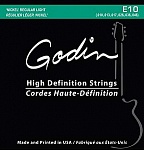 Фото:Godin 008964 E-10 Комплект струн для электрогитары, 10-46