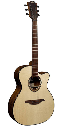LAG T-318A CE Электроакустическая гитара аудиториум, цвет натуральный
