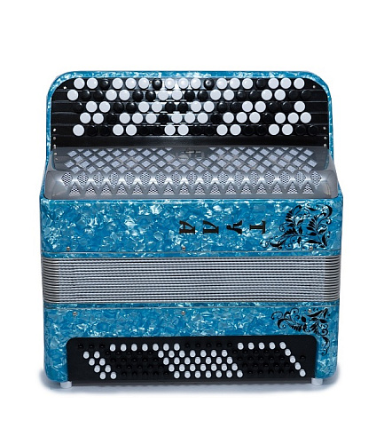 Тульская Гармонь BN-37-LB Баян ученический "Тула-209", 92/55х100-II, голубой