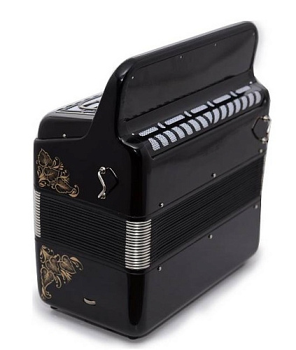 Тульская гармонь BN-41-BK Баян ученический двухголосный "Тула" 46х80-II, черный