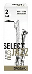 Фото:Rico RSF05BSX2S Select Jazz Filed Трости для саксофона баритон, размер 2, мягкие (Soft), 5 шт