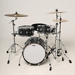 Фото:Мастерская Бехтеревых UBb-BL-1816/4 Барабанная установка компактная "Ракушка", чёрная