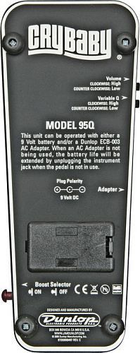 DUNLOP 95Q Cry Baby® Wah Гитарная педаль эффектов