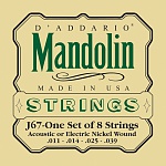 Фото:D'Addario J67 Комплект струн для мандолины, никель