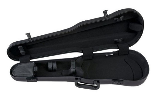 Gewa Air 1.7 Black футляр для скрипки по форме, цвет черный глянцевый