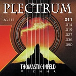 Фото:Thomastik AC111 Plectrum Комплект струн для акустической гитары, сталь/бронза, 011-050