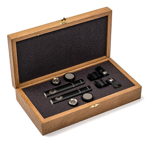 Октава 0121222 МК-012-01-Ч-ФДМ-С Микрофон конденсаторный студийный, стереопара, в ФДМ2-04, черный