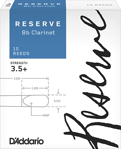 Rico DCR10355 Reserve Трости для кларнета Bb, 10шт.