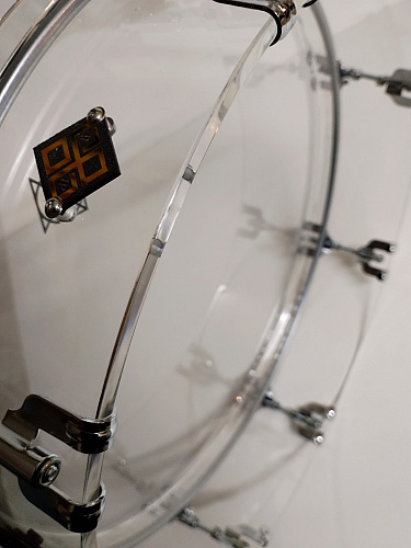 Мастерская Бехтеревых TBAp-1603 Compact Компактный том барабан из акрила 16"х3", с кронштейном