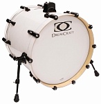 Фото:Drumcraft Series 6. Бас-барабан 18"x16" Pearl White Black HW