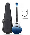 Фото:Enya NOVA GO SONIC/Ocean Blue Электрогитара, чехол, шнур и анкерный ключ, цвет океанический синий