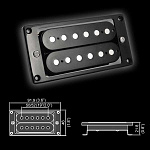 Фото:Belcat BH-22Neck-WH Звукосниматель магнитный, хамбакер, нековый, белый