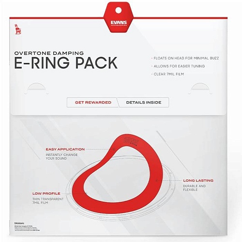 Evans E18ER2 E-Ring     18", 10 