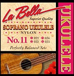 Фото:La Bella 11-SOPRANO Комплект струн для укулеле сопрано, нейлон