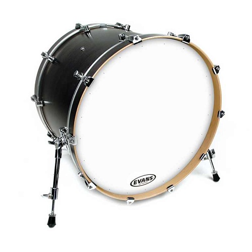 Evans BD20RACW EQ1 Resonant Coated White Пластик для бас-барабана 20", резонансный, белый