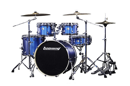 Ludwig LEC522032 Element Evolution Барабанная установка, синяя, 2 коробки