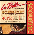 :La Bella 40PR Golden Alloy     , , Regular, 13-54