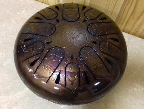 GlukOFF_ON GN-22-10-05-09 Глюкофон 22 см, гравировка Ом, сайлент ля минор