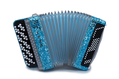 Тульская Гармонь BN-37-LB Баян ученический "Тула-209", 92/55х100-II, голубой