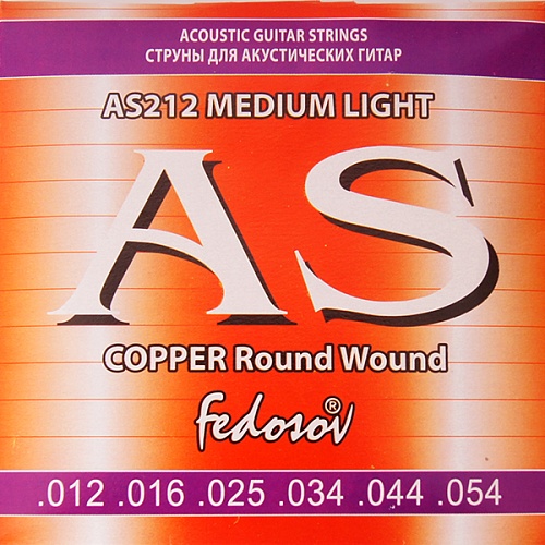 Fedosov AS212 Copper Round Wound     , , 12-54