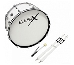 Фото:Basix Marching Bass Drum 26x10" Бас-барабан маршевый 26х10 с ремнем и колотушкой