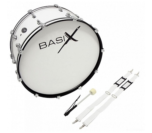 Basix Marching Bass Drum 26x10" -  2610    
