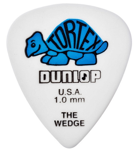 Dunlop 424R1.00 Tortex Wedge Медиаторы 72 шт, толщина 1,00 мм