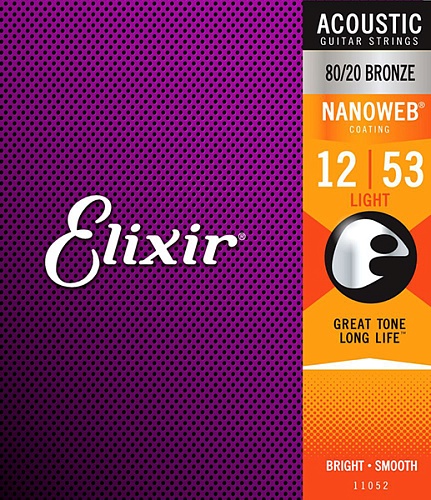 Elixir 11052 Nanoweb     , Light,  80/20, 12-53