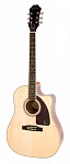 :EPIPHONE AJ-220SCE Solid Top Ac/Electric Natural  