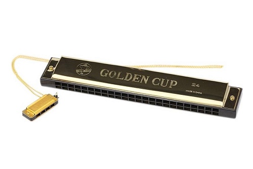 GoldenCup JH024A-5 Губная гармоника тремоло, До мажор