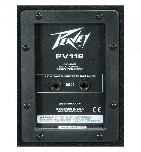 Peavey PV 118 Sub 1x18” Фазоинверторный пассивный сабвуфер, программная мощность 400 Вт