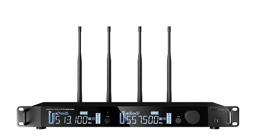 Октава OWS-U1200HD01L02-plus Беспроводная система с ручным передатчиком, головным и петличным микрофоном, в кейсе