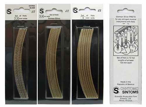 Sintoms REF280140S Комплект ремонтных ладов из нейзильбера, ширина 2.8 мм, магазинная поставка